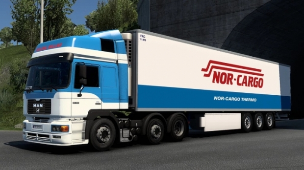 ETS2 - Man F2000 Sties - Nor Cargo Skin (1.43.x)