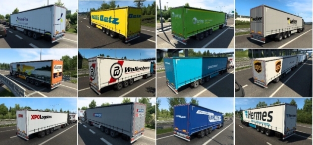 ETS2 - Nissantruck Ai Trailers Pack V4.0 (1.43.x)