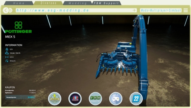 FS22 - Pottinger MEX 5 V1.0