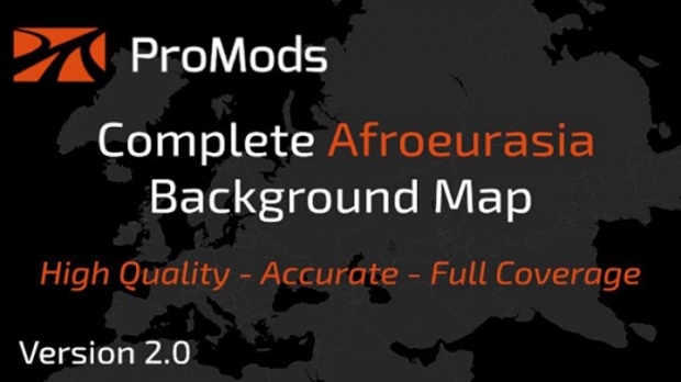 ETS2 - ProMods Complete Afroeurasia Background Map V1.2 (1.43.x)