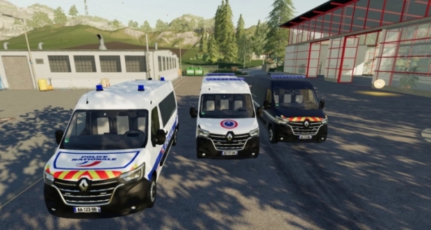 FS19 - Renault Master 4 Gendarme / Penitentiary / Police V1.0