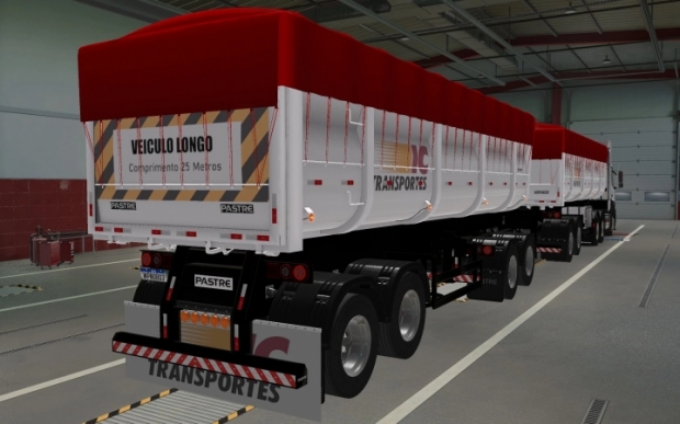 ETS2 - Rodotrem Pastre Basculante By Wpneves IC Transport Skin V1.0 (1.43.x)