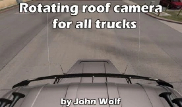 ETS2 - Rotating Roof Camera (1.43.x)