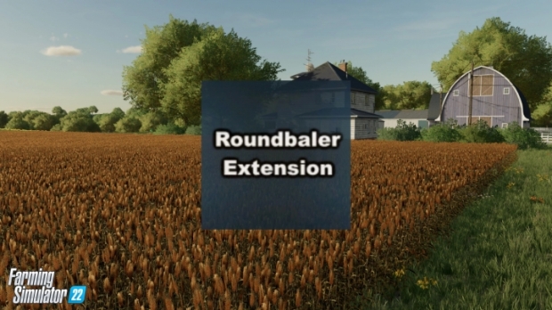 FS22 - Round Baler Extension V1.0