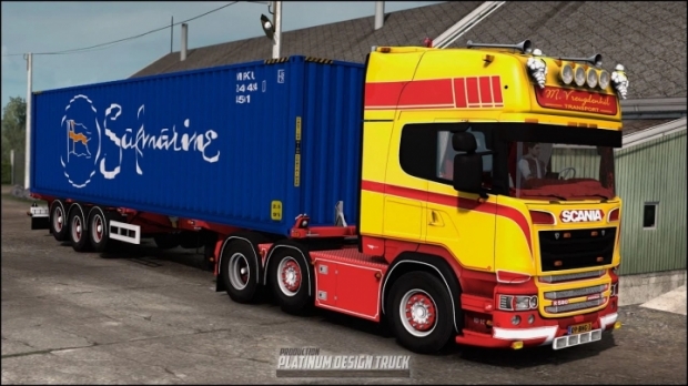 ETS2 - Scania R580 V8 M.Vreugdenhil (1.43.x)