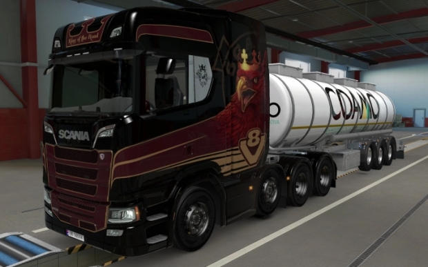 ETS2 - SCS Food Tank Coamo Skin (1.43.x)