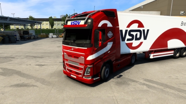 ETS2 - Van Straalen en De Vries Volvo FH16 (1.43.x)