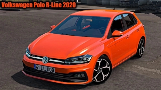 ATS - Volkswagen Polo R-Line 2020 + Interior V1.9.1 (1.43.x)