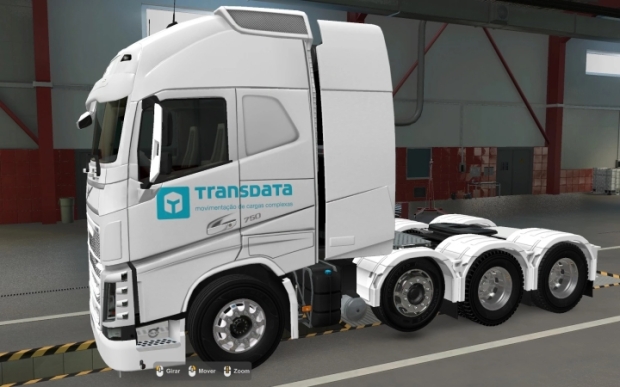 ETS2 - Volvo FH16 2012 All Cabins Transdata Skin (1.43.x)