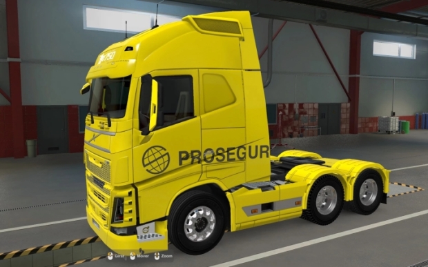 ETS2 - Volvo FH16 2012 Prosegur Skin (1.43.x)