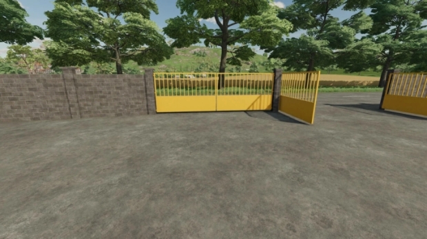 FS22 - Concrete Fences V1.0