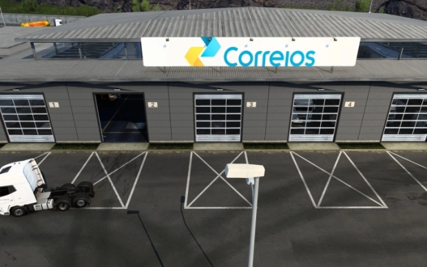 ETS2 - Correios Garage V1.0 (1.43.x)