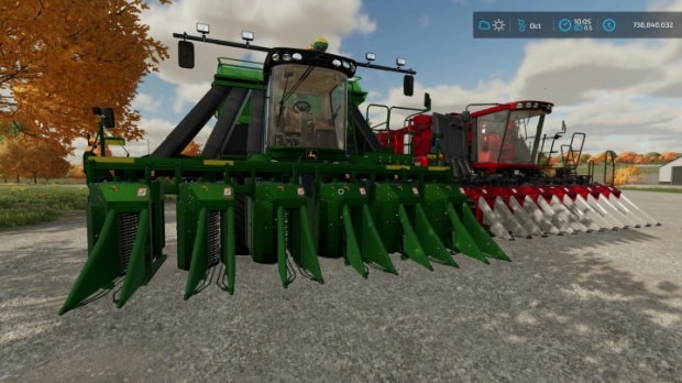 FS22 - Cotten Module JD Case Woodworm V1.0