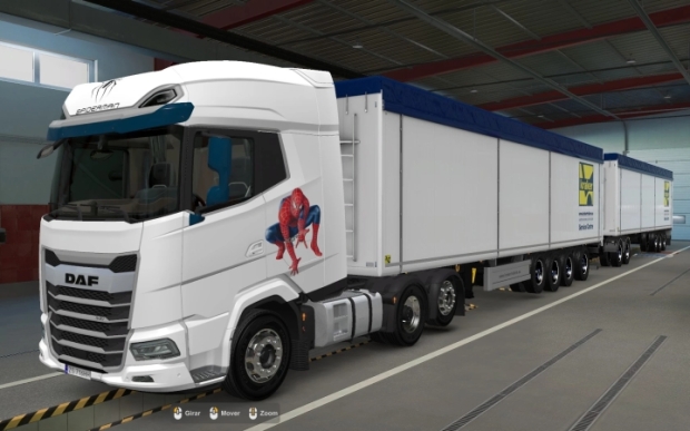 ETS2 - Daf 2021 Spider-Man Skin V1.0 (1.43.x)