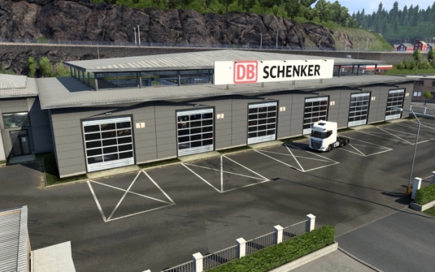 ETS2 - DB Schenker Garage V1.0 (1.43.x)