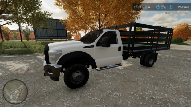 FS22 - Ford F550 Stake Body Truck V1.0
