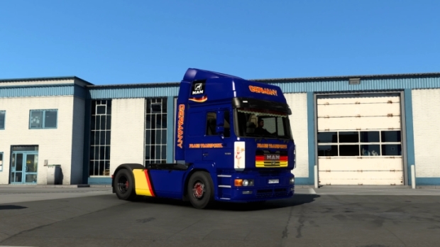 ETS2 - Frans Transporte Skin for XBS MAN F2000 Evo (1.43.x)
