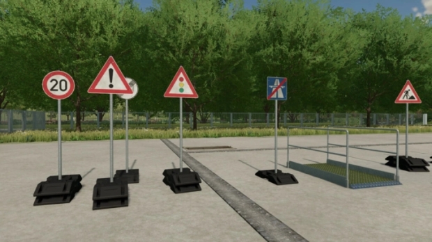 Fs22 German Road Signs V1001 Farming Simulator 22 Modsclub 3238