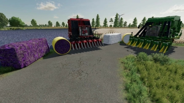 FS22 - Harvester for Cotton and Lavender V1.0