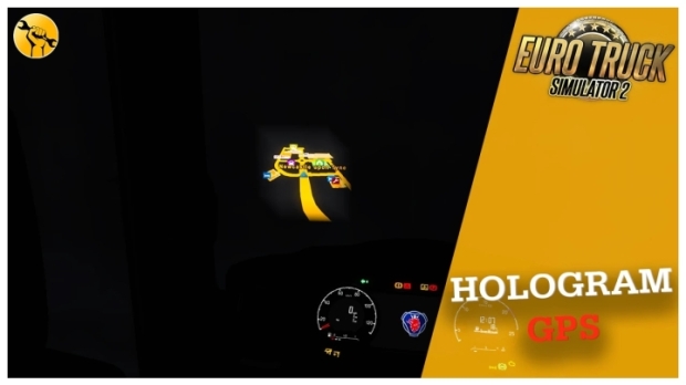 ETS2 - Hologram GPS V1.0 (1.43.x)