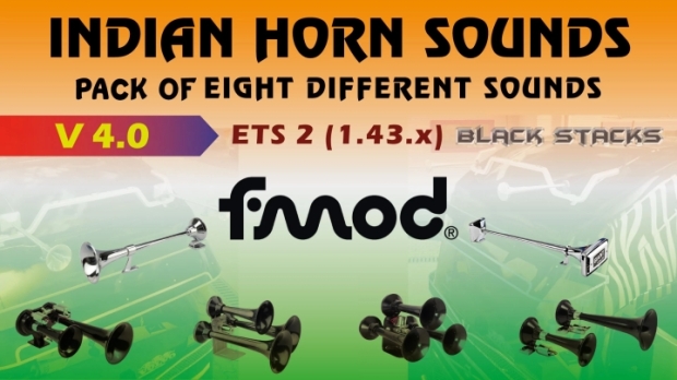 ETS2 - Indian Horn Pack V4.0 (1.43.x)