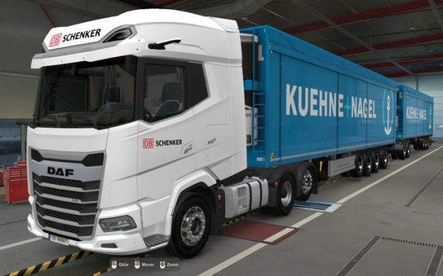 ETS2 - Kraker Walkingfloor Kuehne + Nagel Skin (1.43.x)