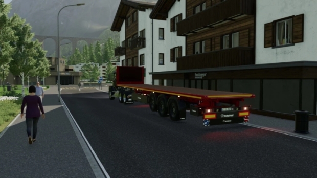 FS22 - Krone Flatbed Semitrailer V1.0