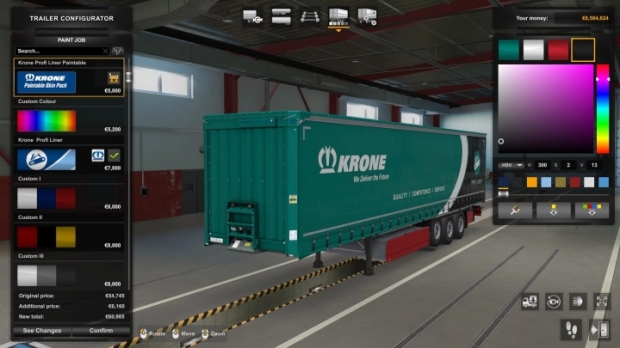 ETS2 - Krone Paintable Skin Pack V1.0 (1.43.x)