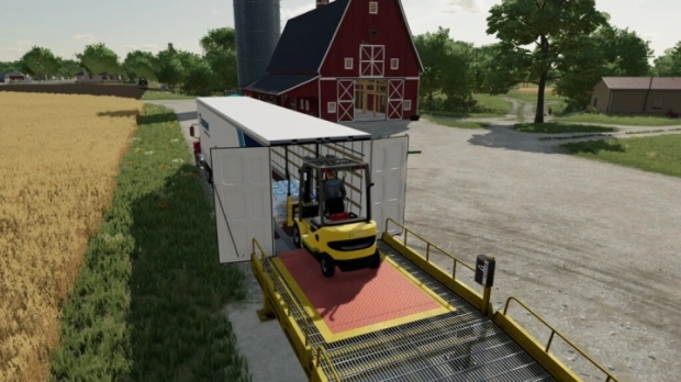 FS22 - Loading Ramp With Dock Leveler V1.0