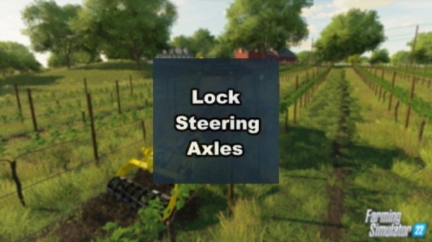 FS22 - Lock Steering Axle V1.0.1.2