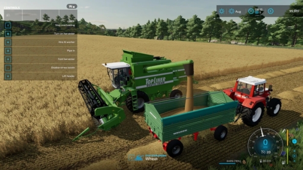 FS22 - Manual Combine Discharge V1.0.0.1