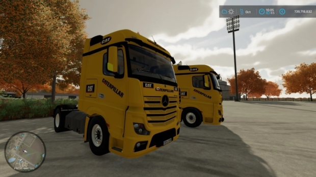 FS22 - Mercedes-Benz Actros 4x4, 8x8 Caterpillar V1.0