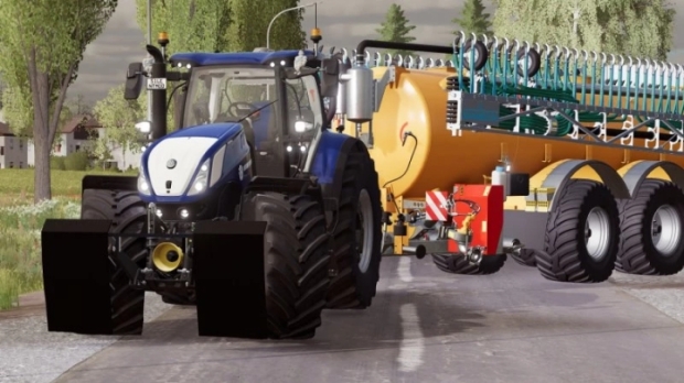 FS22 - New Holland T7 HD PLM Blue Power Tractor V1.0