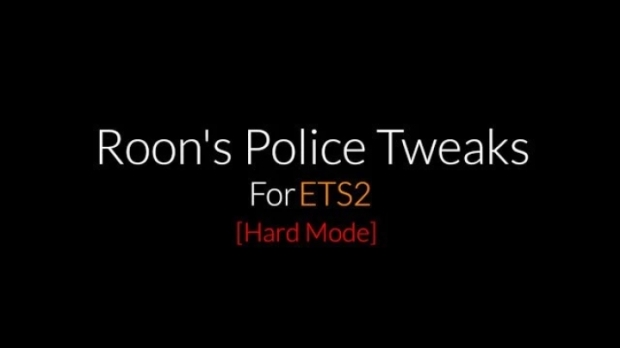 ETS2 - Police Tweaks Hard Mode (1.43.x)