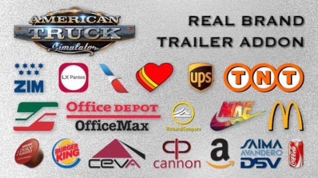 ATS - Real Brands AI Trailer Addon V2.0 (1.43.x)