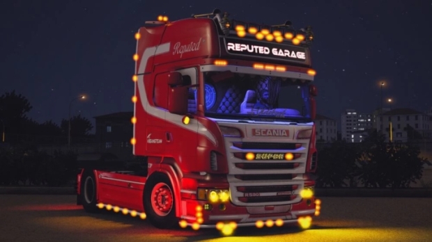ETS2 - Scania R580 V8 Reputed Garage V2.0 (1.43.x)