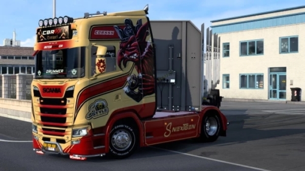 ETS2 - Scania S NG Angry Griffin Skin V1.0 (1.43.x)