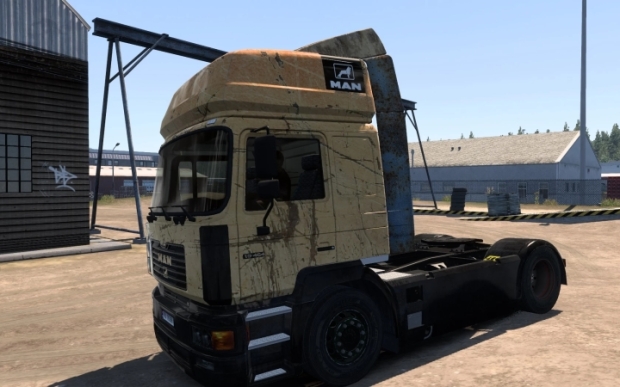 ETS2 - Scrap Metal Skin for MAN F2000 V1.0 (1.43.x)