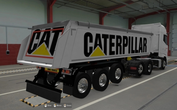 ETS2 - SCS Dumper Caterpillar Skin V1.0 (1.43.x)
