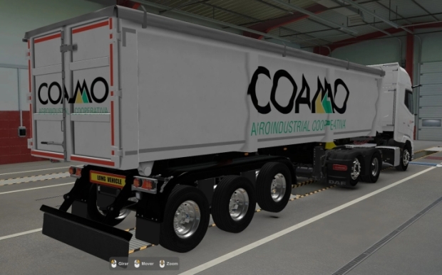 ETS2 - SCS Dumper Coamo Skin V1.0 (1.43.x)