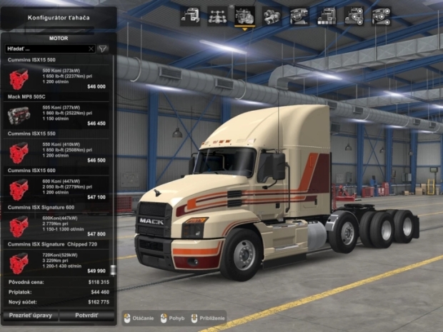 ATS - SCS Mack Anthem Parts (1.43.x)