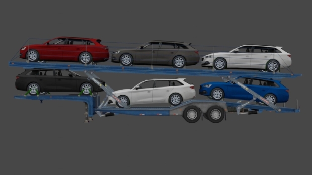 ETS2 - Semi-Trailer-Car Carrier in The Property (1.43.x)