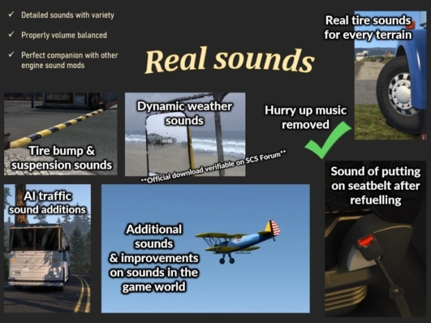 ETS2 - Sound Fixes Pack V22.08 (1.43.x)