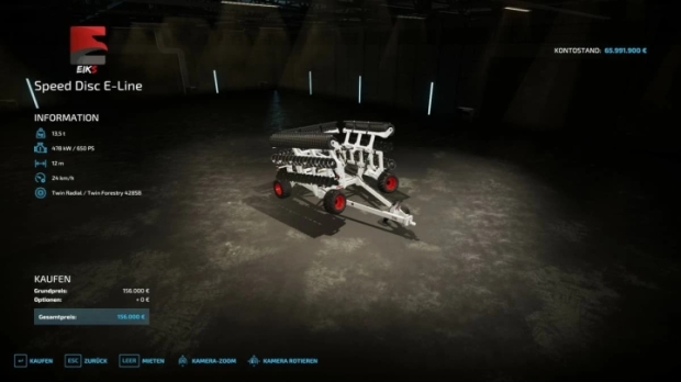 FS22 - Speed Disc E-Line V1.0