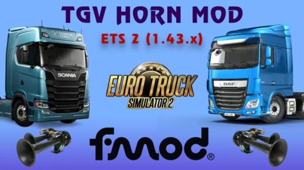 ETS2 - TGV Horn V1.0 (1.43.x)