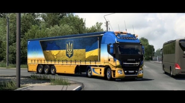 ETS2 - Ukraine No War Trucks & Trailers (1.43.x)