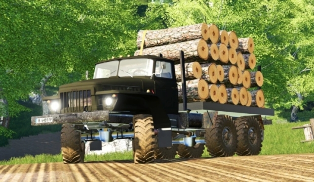FS19 - Ural 375 Log Truck V1.0