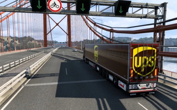 ETS2 - VAK UPS Skin V1.0 (1.43.x)