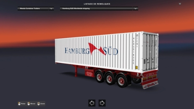 ETS2 - Weeda D-Tec Container Trailer Updated (1.43.x)