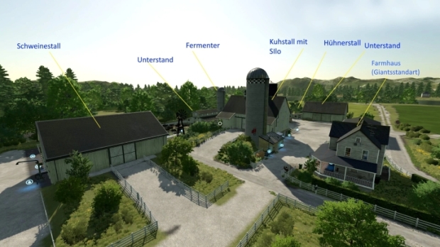 FS22 - White Farm Building Pack V1.0